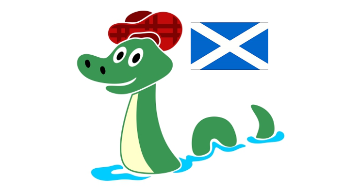 Great Glen Graphic nessie only